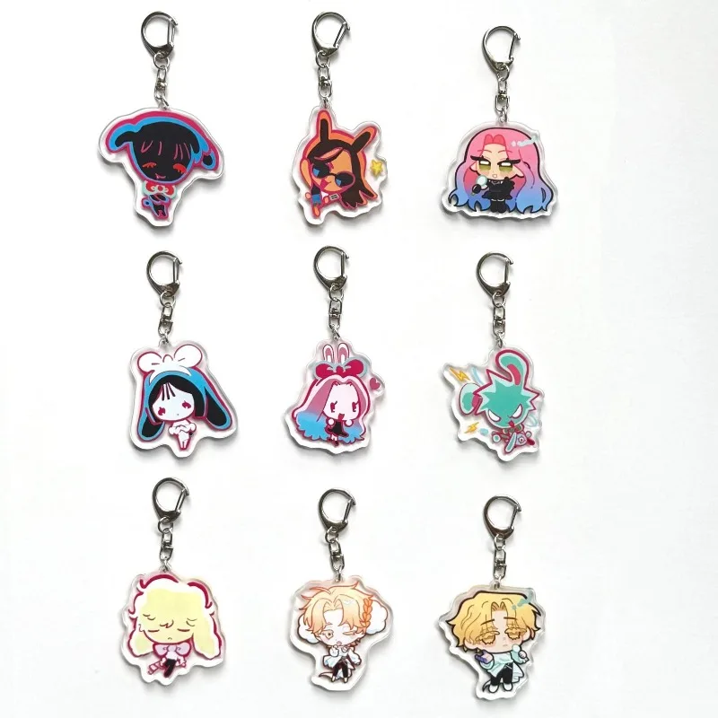 

Alien Stage Acrylic Keychain Double sided Acrylic Keychain Sua Mizi Till Ivan Hyuna Luka Anime Keychain Gift for friends