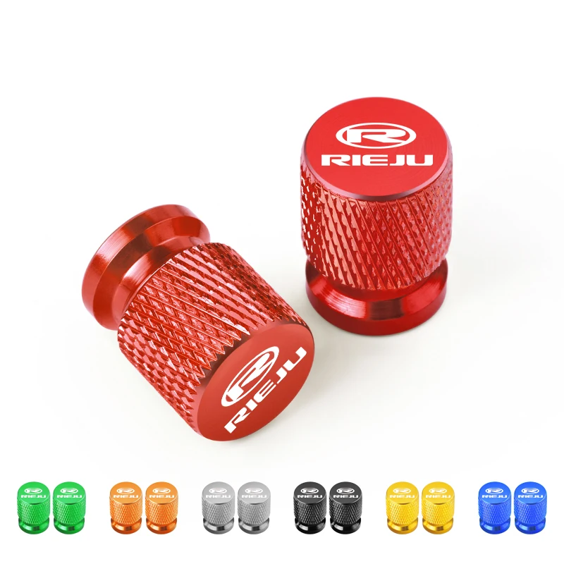 2 uds para motocicletas Rieju tapas de válvula de neumático de rueda de motocicleta accesorios de enchufe de neumático de vástago de aire