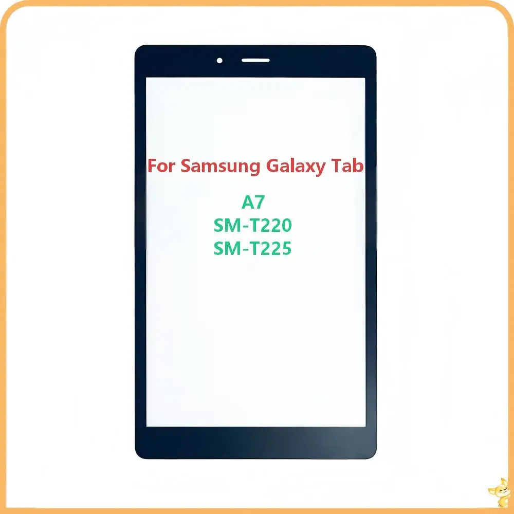 News  For Samsung Galaxy Tab A T290 T295 A7 T220 T225 T500 A8 X200 X205 Touch Screen Panel Tablet Front LCD Glass Lens With OCA