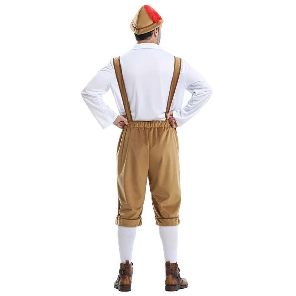 Halloween German Oktoberfest Costume Traditional Oktoberfest Costume Parade Tavern Bartender Mal Outfit Cosplay Fancy Dress