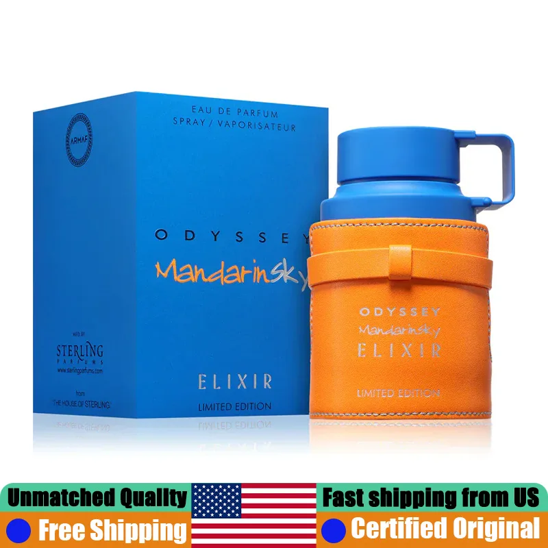 

Armaf Odyssey Mandarin Sky Elixir Eau de Parfum Spray 3.4 Oz Original Arab Perfumes 100 ML Lasting Oriental Woody Unisex Cologne
