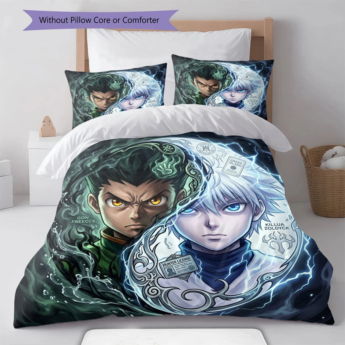 Hunter x Hunter Duvet Cover Soft Comfort, Children Bedding Gift Set,Size  Multiple Sizes -HE94