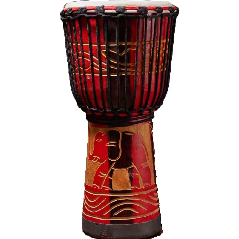 

High Quality African Drum Cloth Wooden Drum Traditional Handicraft African Wooden Drum Djembe
