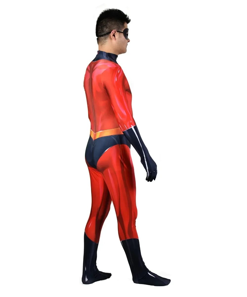 Unisex ClassicThe Incredibles 2 Bob Mr Superhero Cosplay Costume High Quality Zentai Bodysuit Halloween Jumpsuits