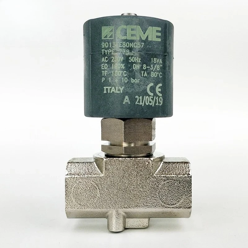 Italy CEME Regulating Solenoid Valve 9013TE80NC57 G3/8 Dry Cleaning Machine Steam Solenoid Valve - view 3