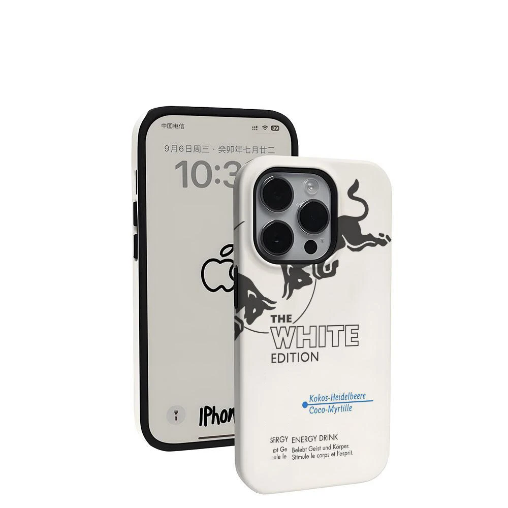 Fashion Red Logo Phone Case new for IPhone 17 16 15 14 13 12 11 Pro Max X XR XSMax samsung s26 Plus Glossy Film Hard PC Cover