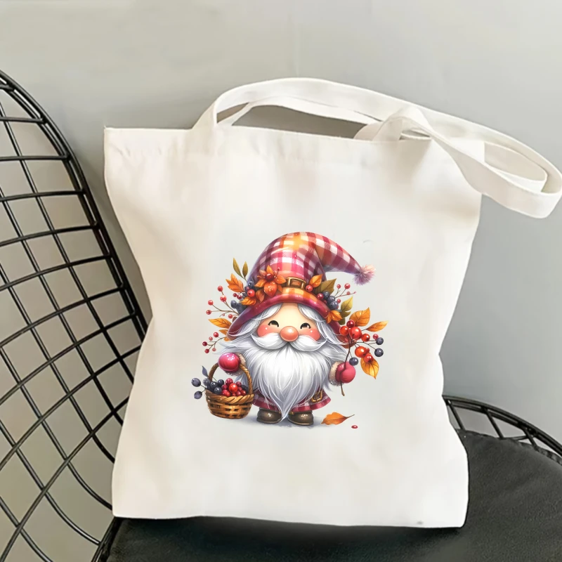 2PCS Autumn Gnome Harvest Apple Tree Heat Transfer Sticker dtf transfers prints Iron On Transfer Patches For Clothes T-shirt
