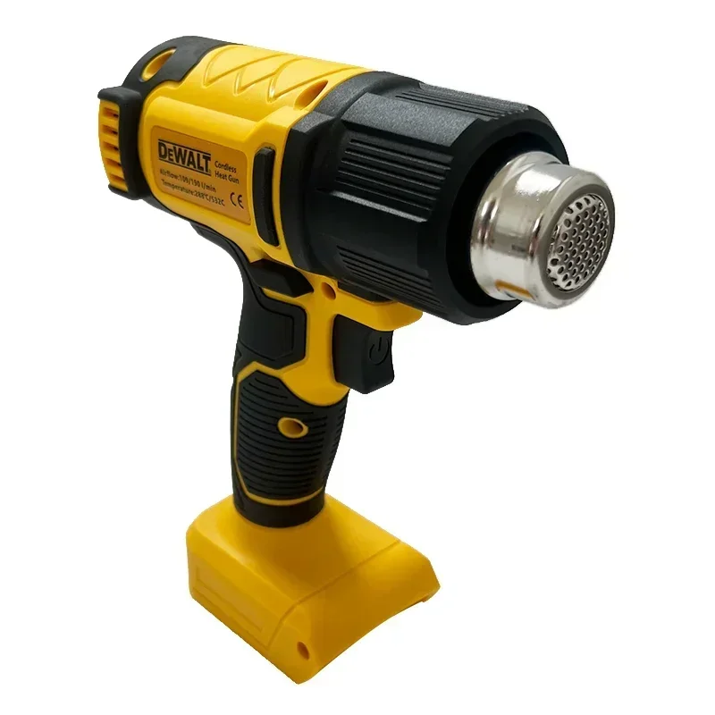 Dewalt display digital pistolas de ar elétricas sem fio pistola de calor com 3 bocais industrial psiquiatra embalagem pistola de ar quente para 20v bateria