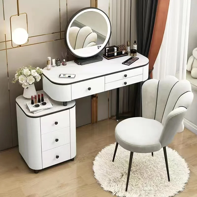 

Hotel Nordic Floor Dressers Make Up Vanity Garden Mobile Bedroom Dressers Women Accent Small Mueble Dormitorio Home Furniture