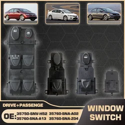 For Honda Civic MK8 2006-2011 Electric Power Front Left Car Window Control Switch Button 35750-SNV-H52 35760SNAA02 35760-SNA-A13