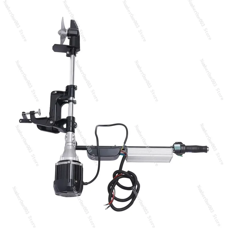 5HP Electric Outboard Motor Boat Engine 48V 1000W Electric Start Marine Trolley Brushless Motor Propeller