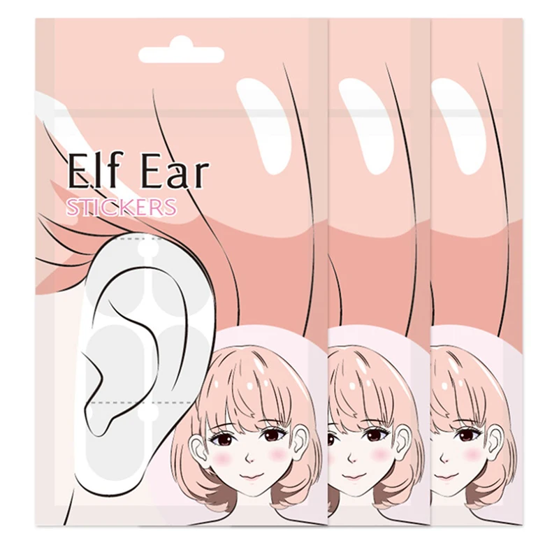 6/18/30pcs Invisible Elf Ear Stickers Protruding Ear Solution Big Ear Supporters Self Adhesive Cosmetic Ear Tape For Women Girls