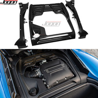 Dry Carbon Fiber Car Front Engine Bonnet Hood Bay Side Cover Trim For Lotus Emira Sports Coupe V6 3.5 MT 2023-2024 Accessories