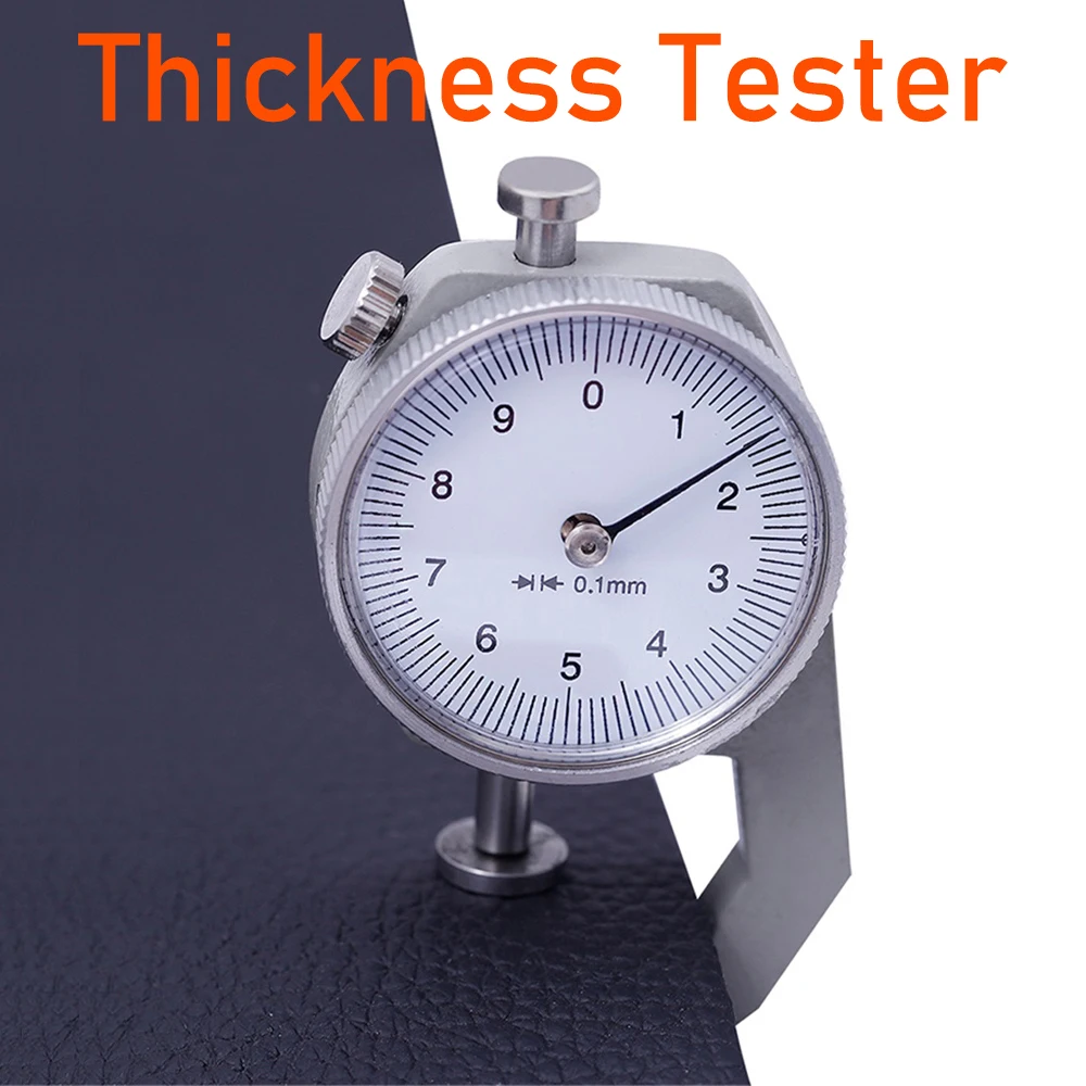 0-10mm/ 0-20mm Dial Thickness Gauge Leather Paper Thickness Meter Tester For Leather Flim Paper Measure Tool Thickness Gauge