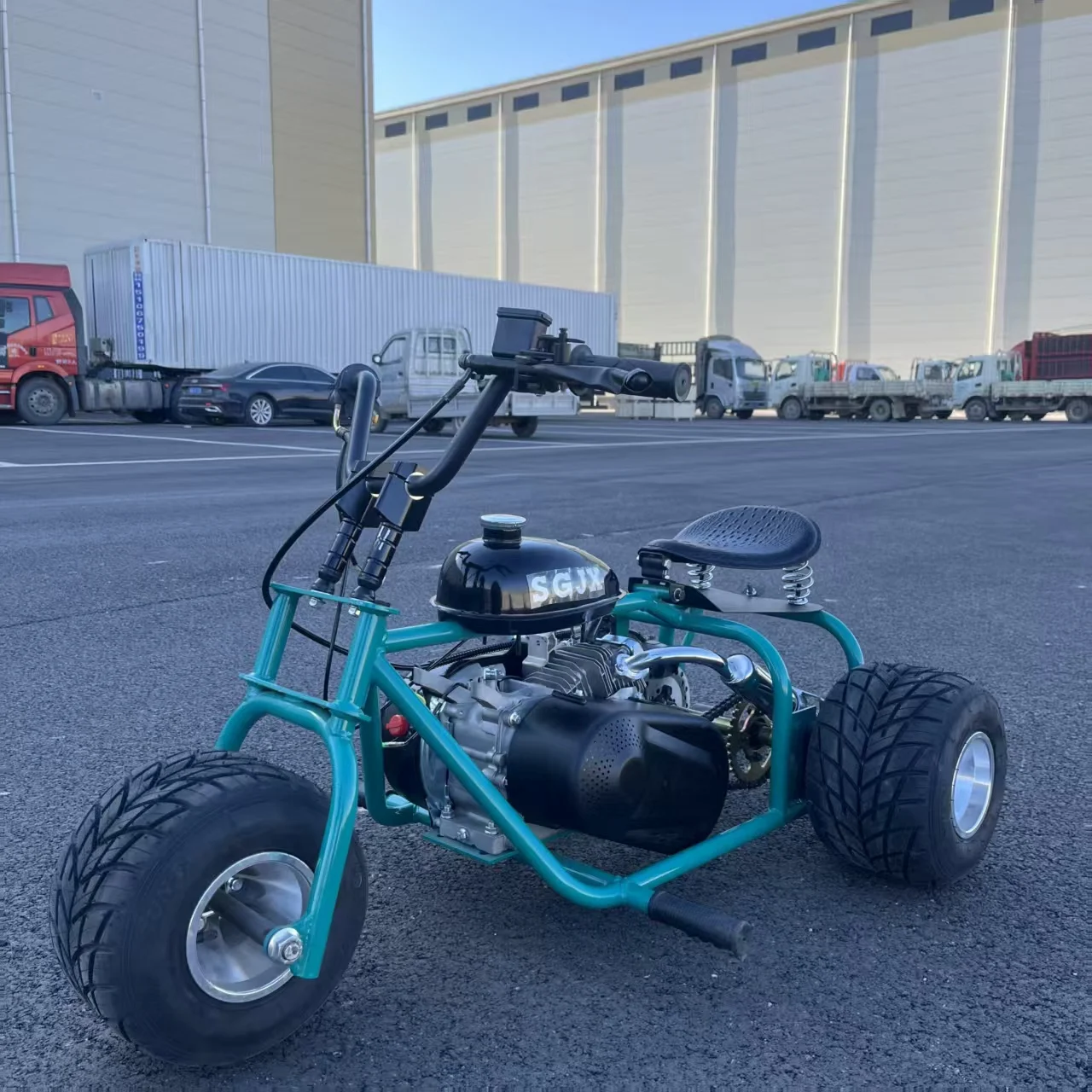 دراجة نارية كلاسيكية خضراء داك - مراجعة Go Kart Pedal Kids وسعره