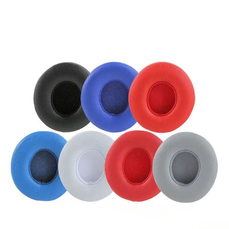 2 Stück/Paar Leder-Kopfhörer-Ohrpolster für Beats Solo 2.0 3.0 Wireless Version Headset, Ersatz-Ohrpolster, Zubehör