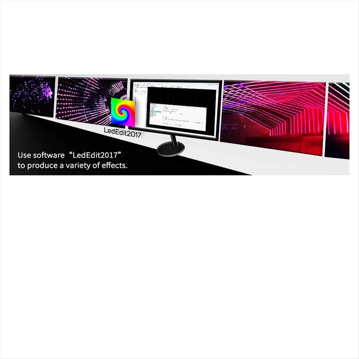 Welcome Deal~K1000C SD Card Controller RGB Controller WS2801 WS2811 WS2812B LPD6803 LED 2048 Pixels Program Controller DC5-24V view 6