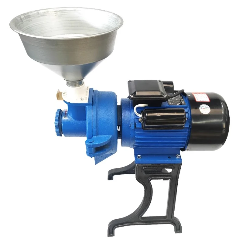 مطحنة الحبوب الكهربائية آلة طحن معجون السمسم الجاف الرطب ثنائي الغرض مطحنة متعددة الوظائف مطحنة الذرة الحبوب