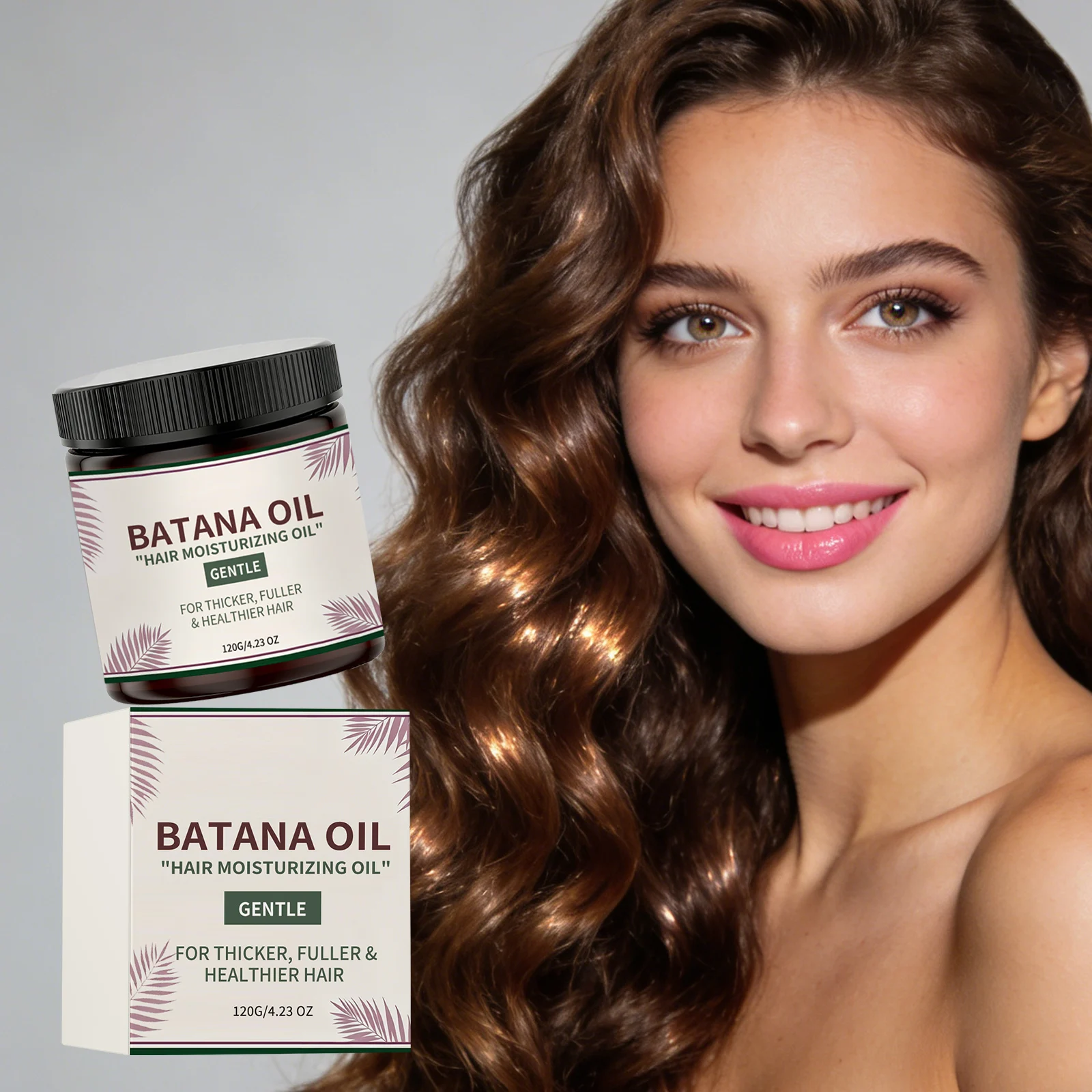 

Batanana Hair Care Oil: Daily gentle care for the scalp, light and refreshing cleansing, smooth and soft hair.