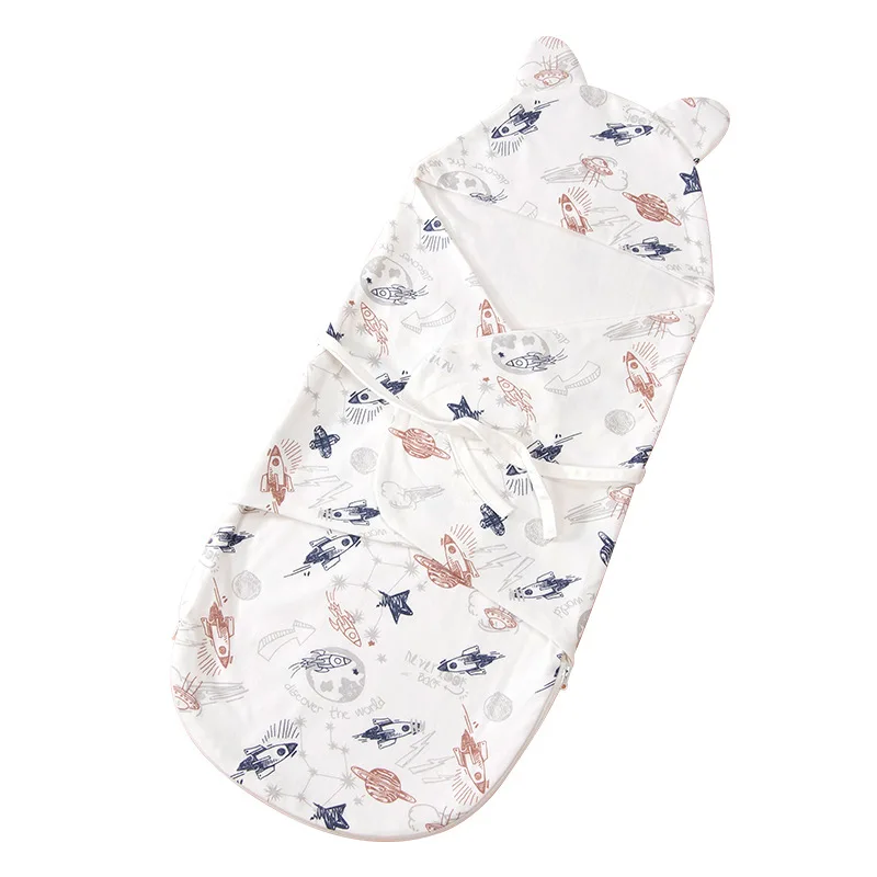 

Newborn Baby Sleeping Bag Ultra-Soft Warm Blanket Pure Cotton Cocoon Infant Clothes Nursery Wrap Swaddle Zipper Sleepsack