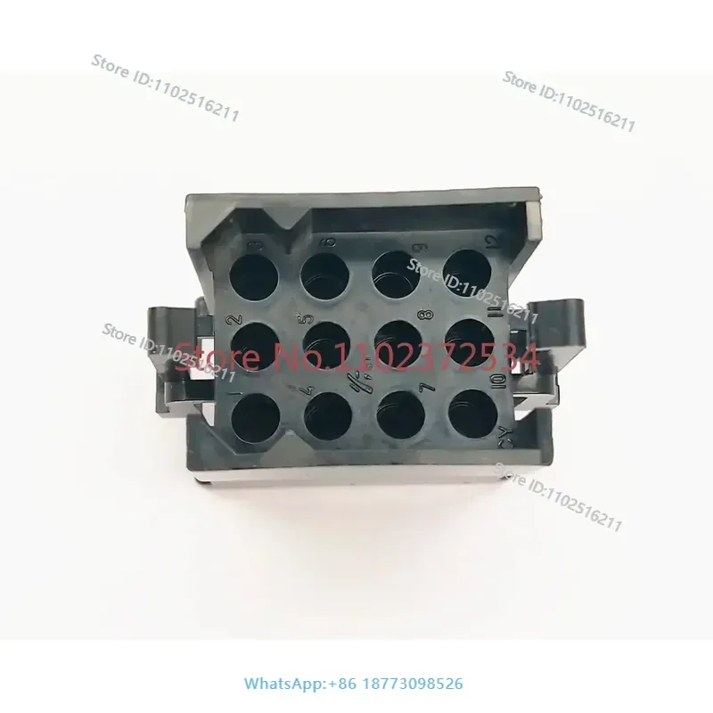 3PCS-Industrial black 12 core rectangular connector SMS12P1 SMS12P-1