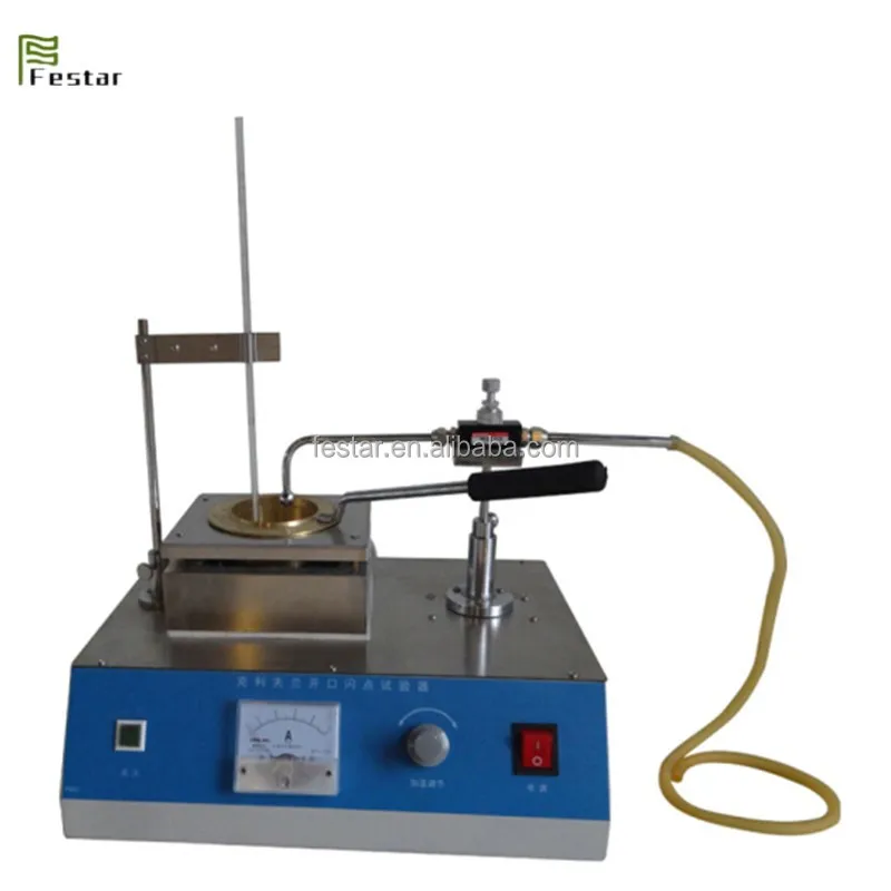 Asphalt Manual Type Cleveland Flash Point and Burning Point Test Equipment