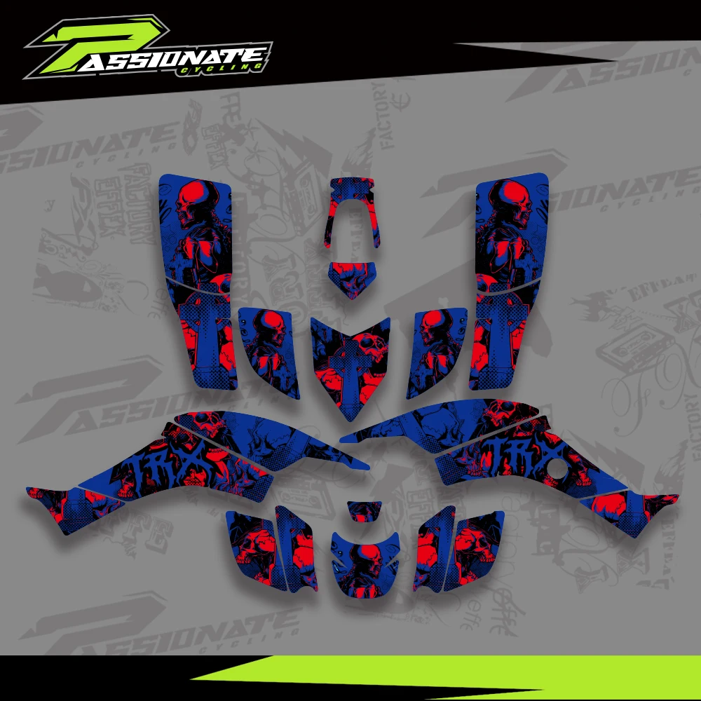 

New STYLE DECALS STICKERS Graphics Kits Fit for Honda TRX400EX 1999 2000 2002 2003 2004 2005 2006-2007 Fourtrax ATV