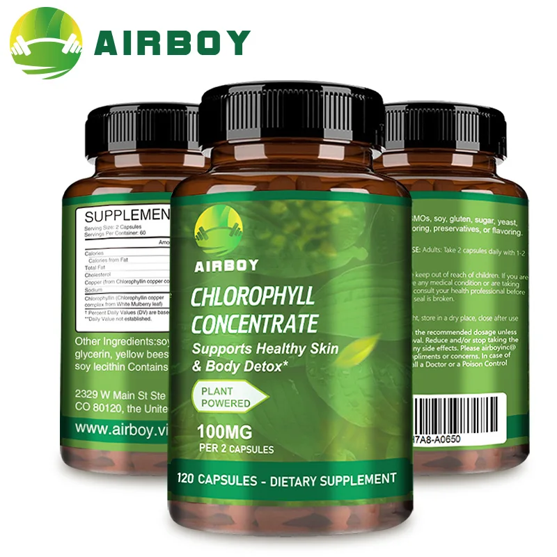 Chlorophyll Concentrate - Promotes Skin Health, Body Detoxification, Antioxidant