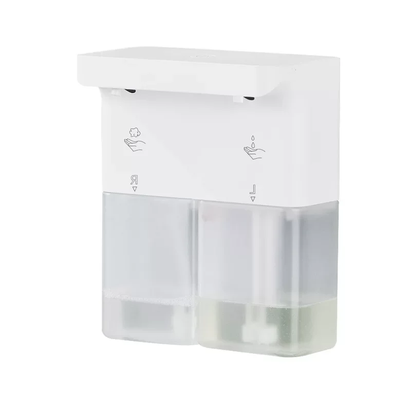 Double head detergent machine, kitchen automatic induction foam hand sanitizer, intelligent rechargeable gel soap dispenser,