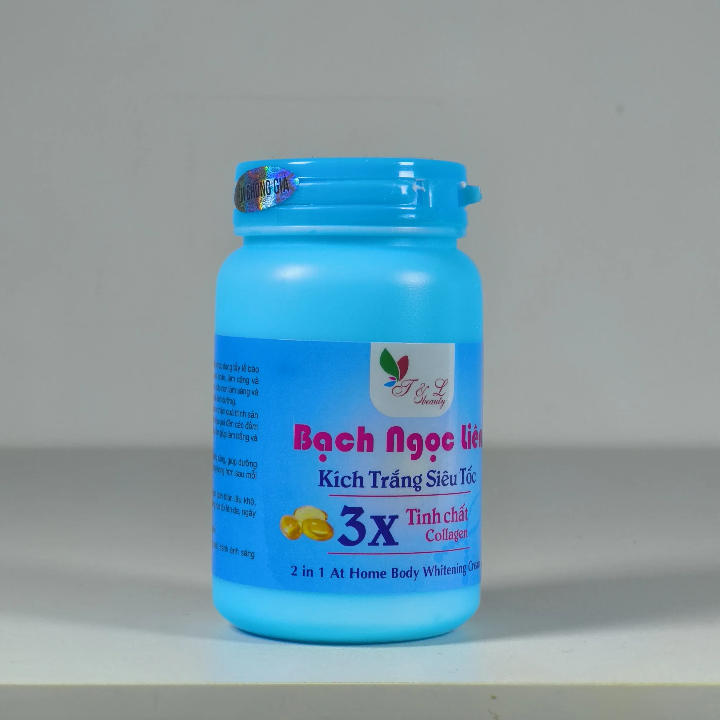 Bach Ngoc Lien Whitening Body Cream 200g - Vietnamese Moisturizing Lotion for Radiant Skin