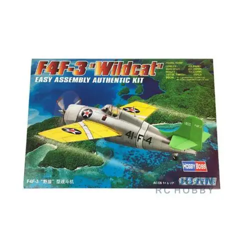 Hobby Boss 80219 1/72 F4F-4 Wildcat Fighter Bomber Propeller Warplane Jet Model Toys TH06166-SMT8