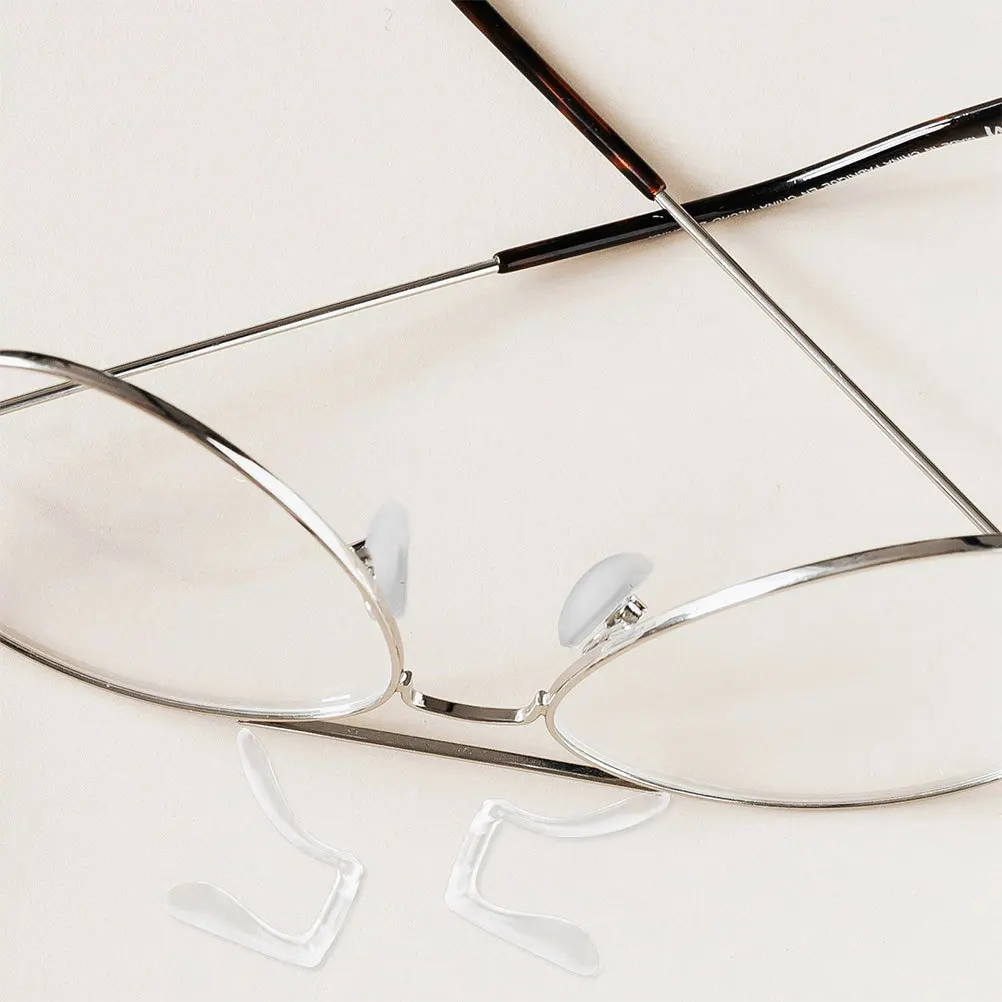 

10Pcs Eyeglass Nose Pads U Shape Comfortable Fit Soft Replacement Glasses Nose Bridge Pads Anti Slip Eyewear Eyeglass Cushions