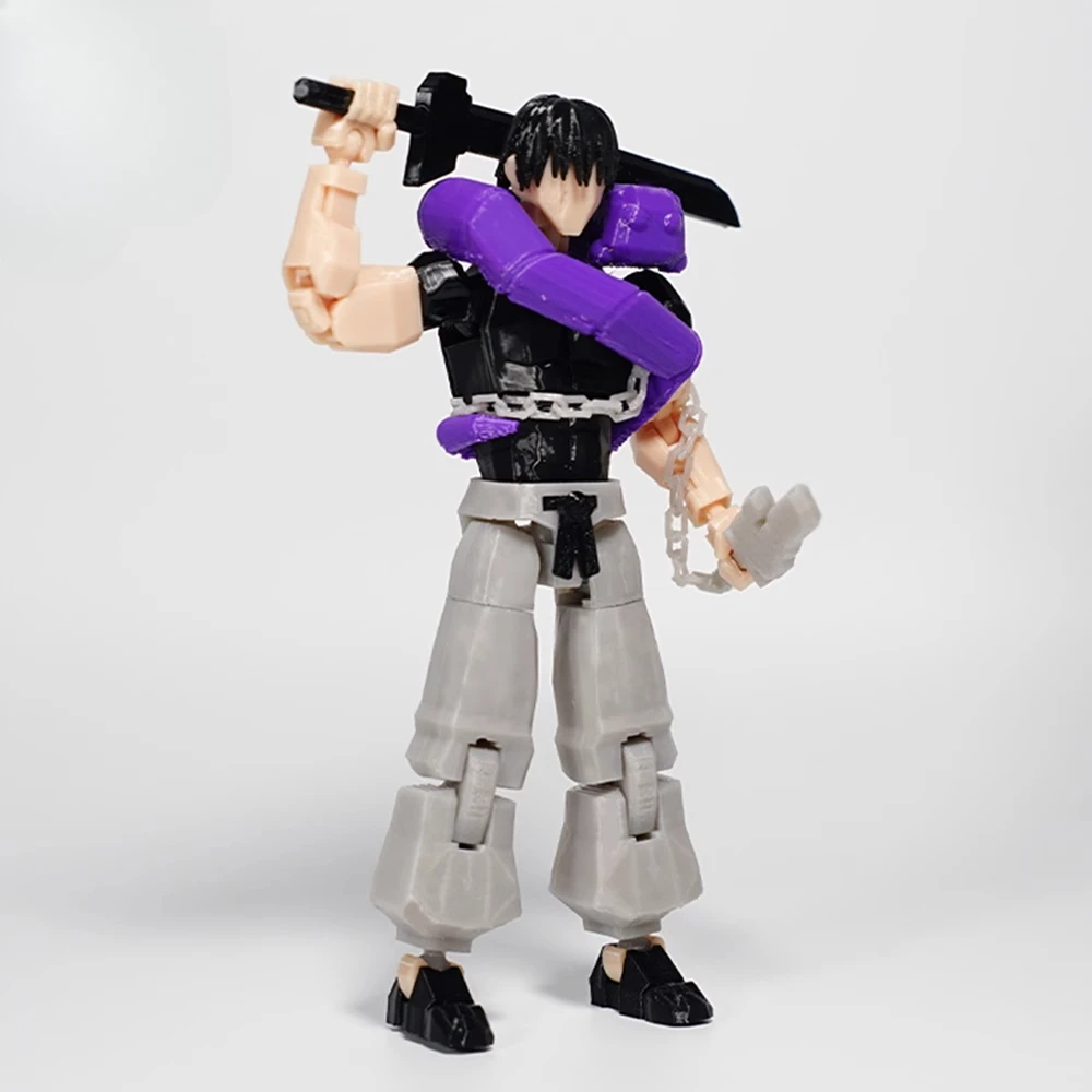 

3D Printed Toy Fushigishi Shutarou Satoru Gojo Figurine Jujutsu Kaisen Dummy13 Articulated Anime Action Figures