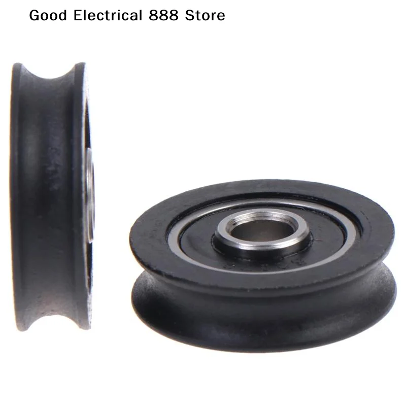 1PCS U Groove Sliding Nylon Rollers, 6x26x7mm Door and Window Plastic Wheel Rail Wheel, Furniture Plastic Bearing Groove Wheel