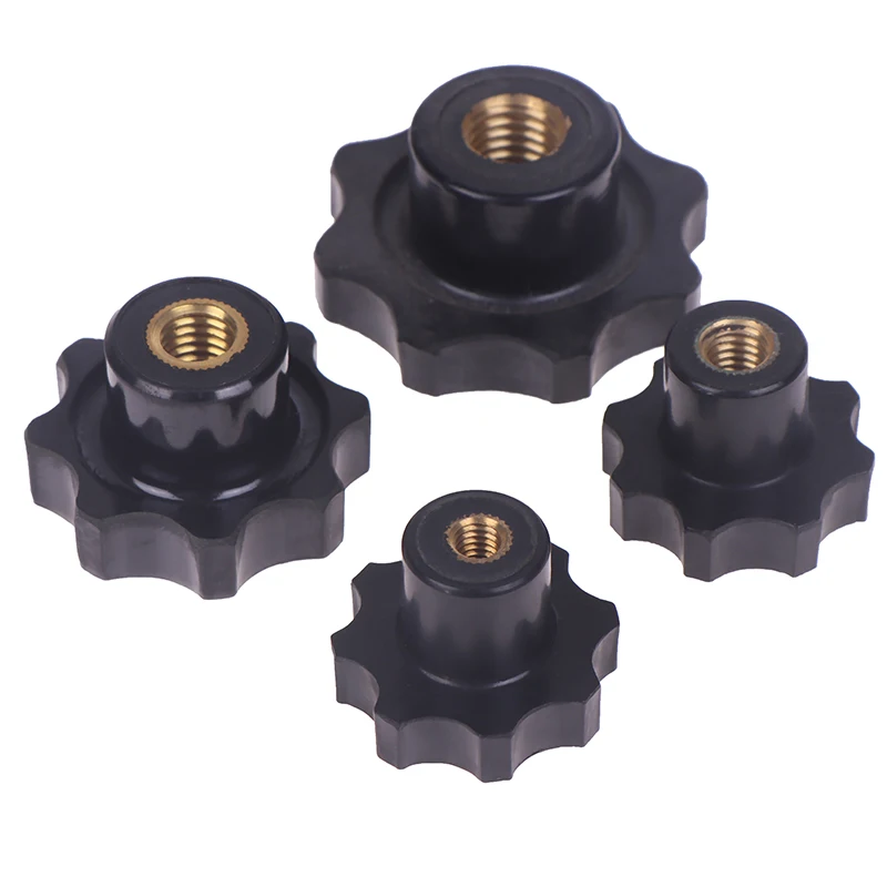 1 PCS Handle แปดเหลี่ยม Anti-Static PF ทองเหลืองเส้นผ่านศูนย์กลางที่กําหนด (M) 6 มม.8 มม.10 มม.12 มม.DBSE Star แปดเหลี่ยมลูกบิด