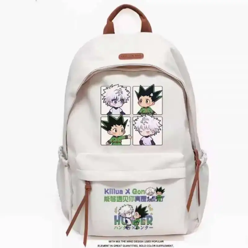 

HUNTER×HUNTER Killua Zoldyck GON·FREECSS Школьный рюкзак Большая вместительная сумка на плечо Косплей Студенческий подарок для подростка B1815 Хит