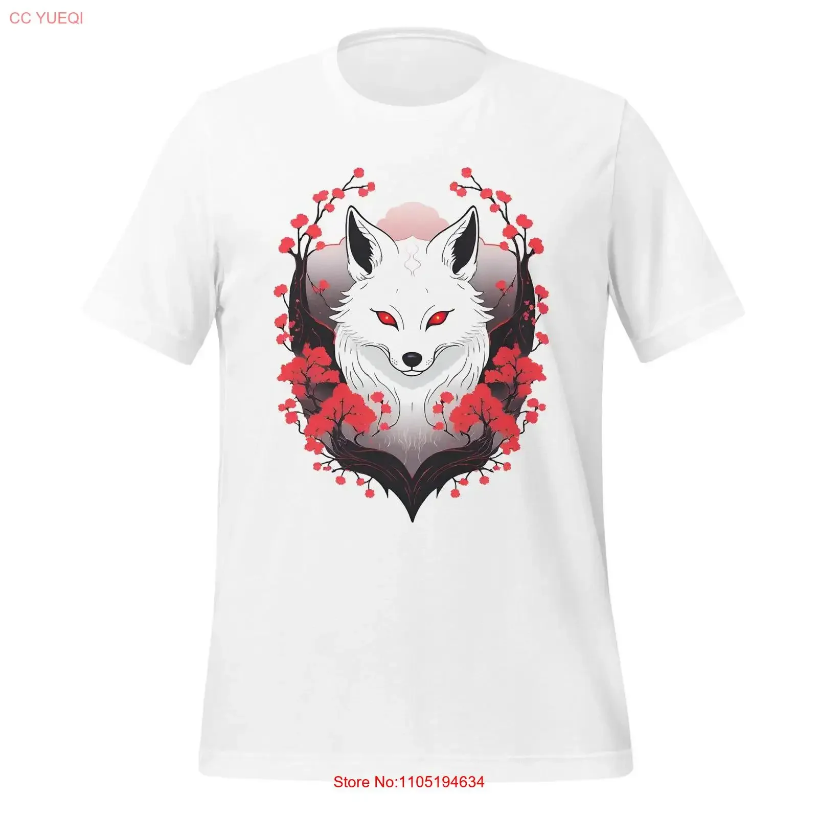 Mystic Fox tee Fairy Cute spirit Animal lover Kitsune T Shirt  vintage Washed Unisex Stylish fashion streetwear Casual