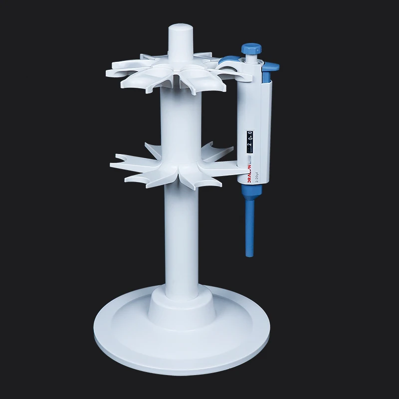 Laboratory Pipette Rack Trapezoid Pipette Stander And Round Pipette Holder For Placing Adjustable Pipette