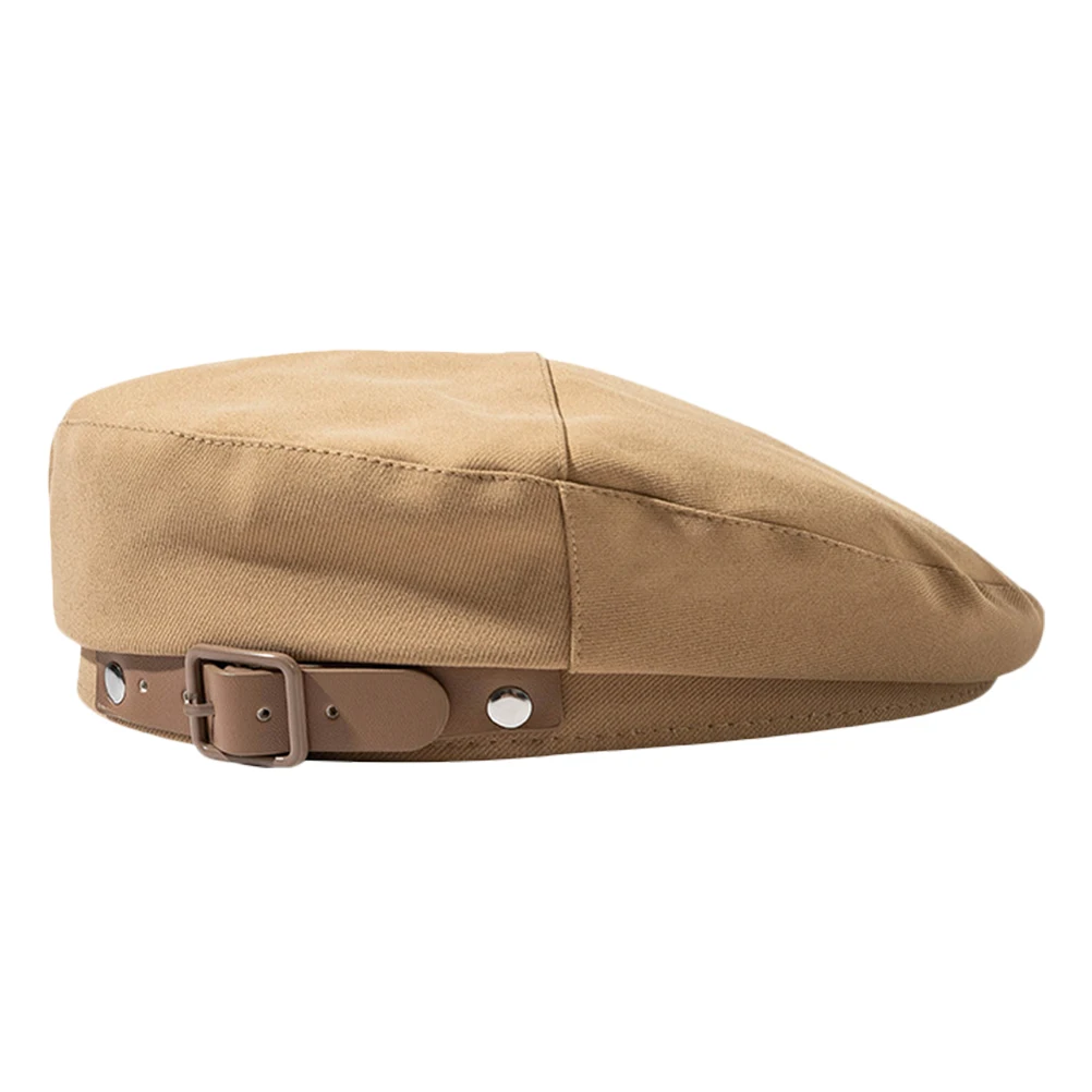 

Sun Protection Beret Simple Hat Berets Hats for Women Skin Solid Vintage