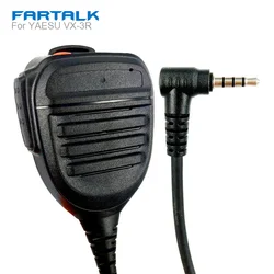PTT Speaker Mic Microphone For YAESU VERTEX VX-3R VX-10 VX-17 VX-110 VX-150 VX-130 FT1D FT1XDR FT2DR FT2XDR Walkie Talkie Radio