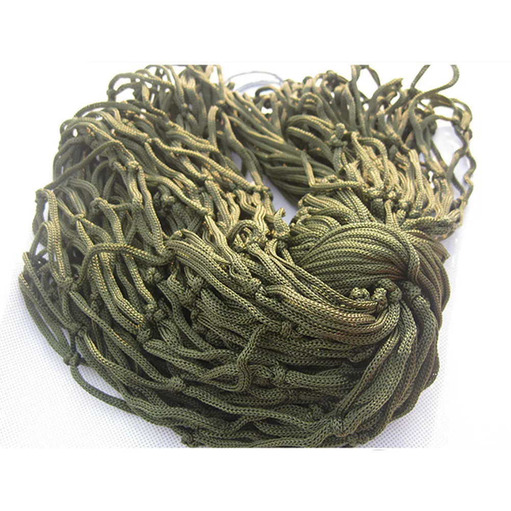 Nylon Rope Swing Hammock Lightweight Portable Outdoor Hammock for Sleeping Rest Reading Vacation Poolside Camping