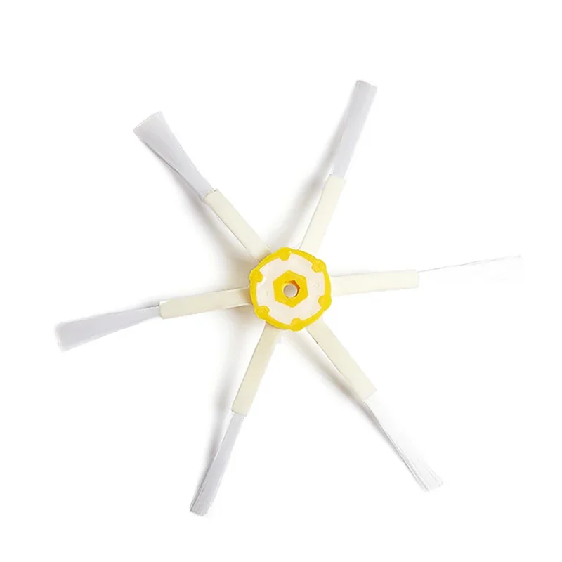 Cepillo lateral de 6 brazos para aspiradora IRobot Roomba, accesorios de repuesto de limpieza del hogar, Serie 500, 600, 700, 1 unidad