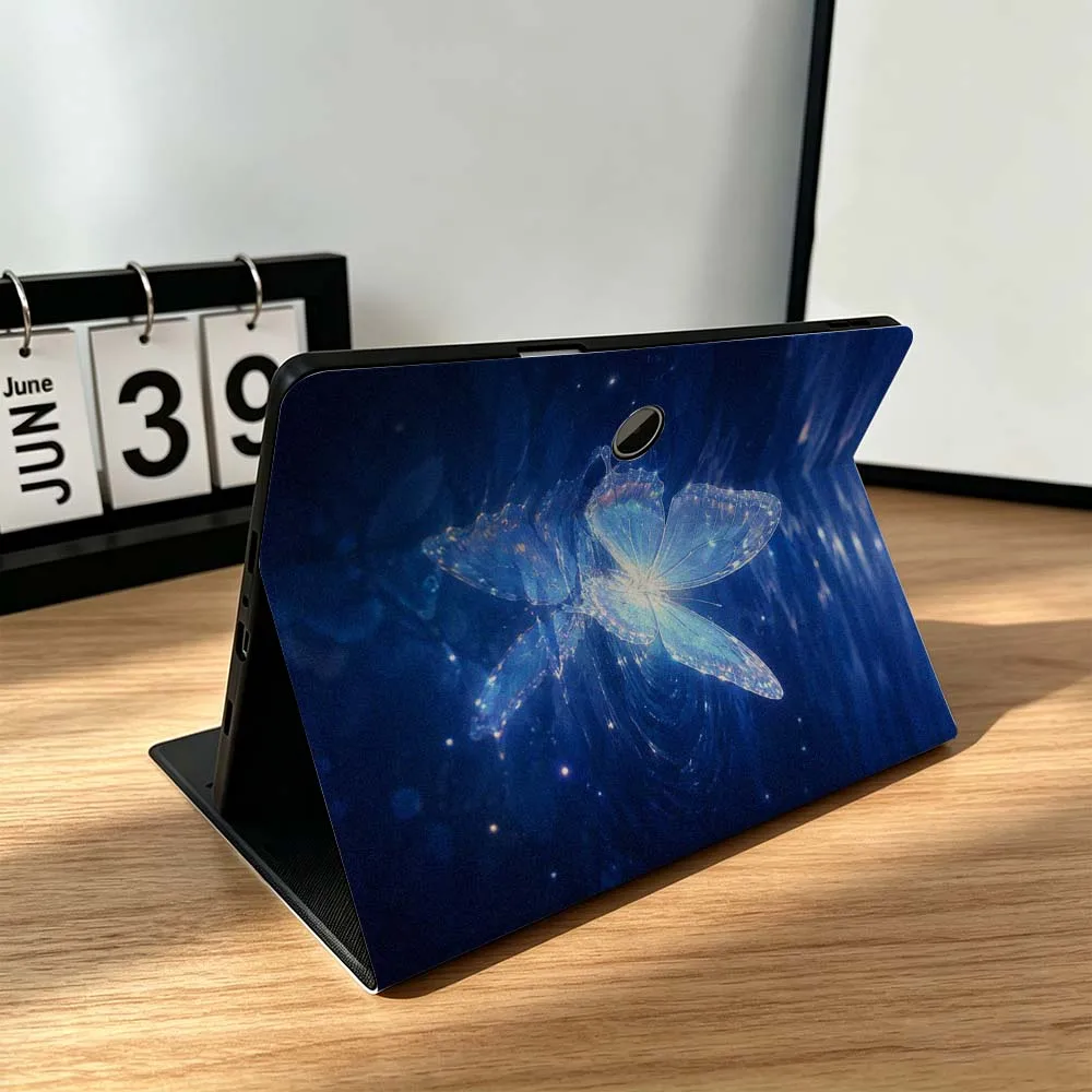 Blue Butterfly Water Ripple For OPPO VIVO IQOO OnePlus Realme Infinix Pad Pro 13 12.1 11.61 11.4 11 inch Tablet Case Gift