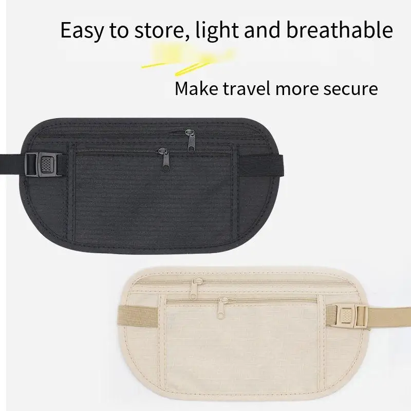 Sports Fanny Pack Men And Women's Close-fitting Invisible Outdoor Running Fanny Pack Multi-functional Mobile Phone Bag