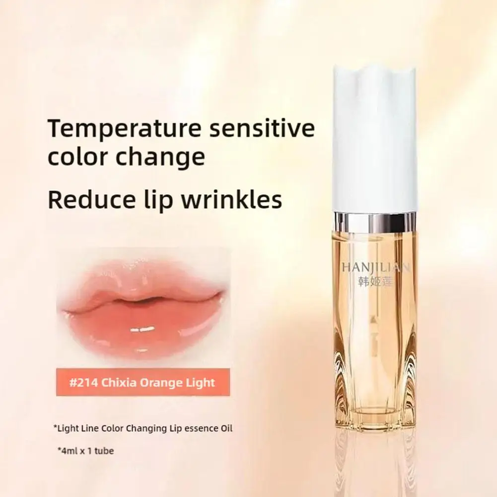 Thermochromic Lipstick Lightweight Tinted Plumping Oil No-Sticky Glow Nourishing Lip Hydrating Up Make L6D3 - Image 6
