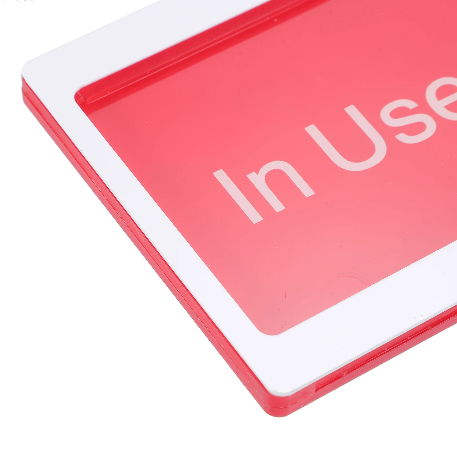 

Privacy Door Indicator Acrylic Meeting Room Sign Tear Resistant Slider Design Green Red Status Switch Available Office