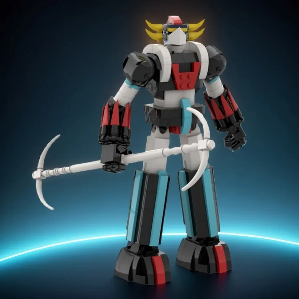 

476Pcs Goldorak Goldrake MOC Classic Anime Giant Robot Education Building Diy Blocks Birthday Toys Gift