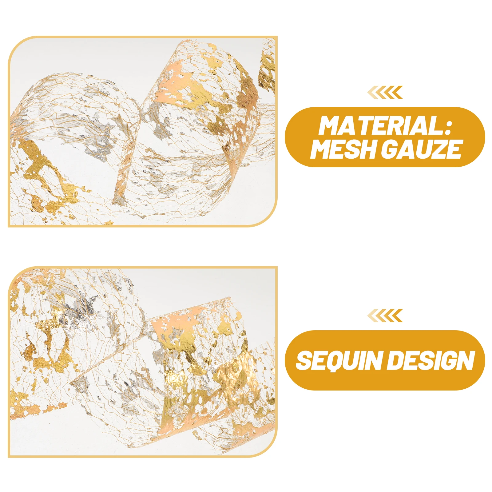 Suministros de decoración de uñas de gasa de malla de lámina dorada para mujer, decoración de manicura Diy, diseño de uñas femenino ligero y duradero