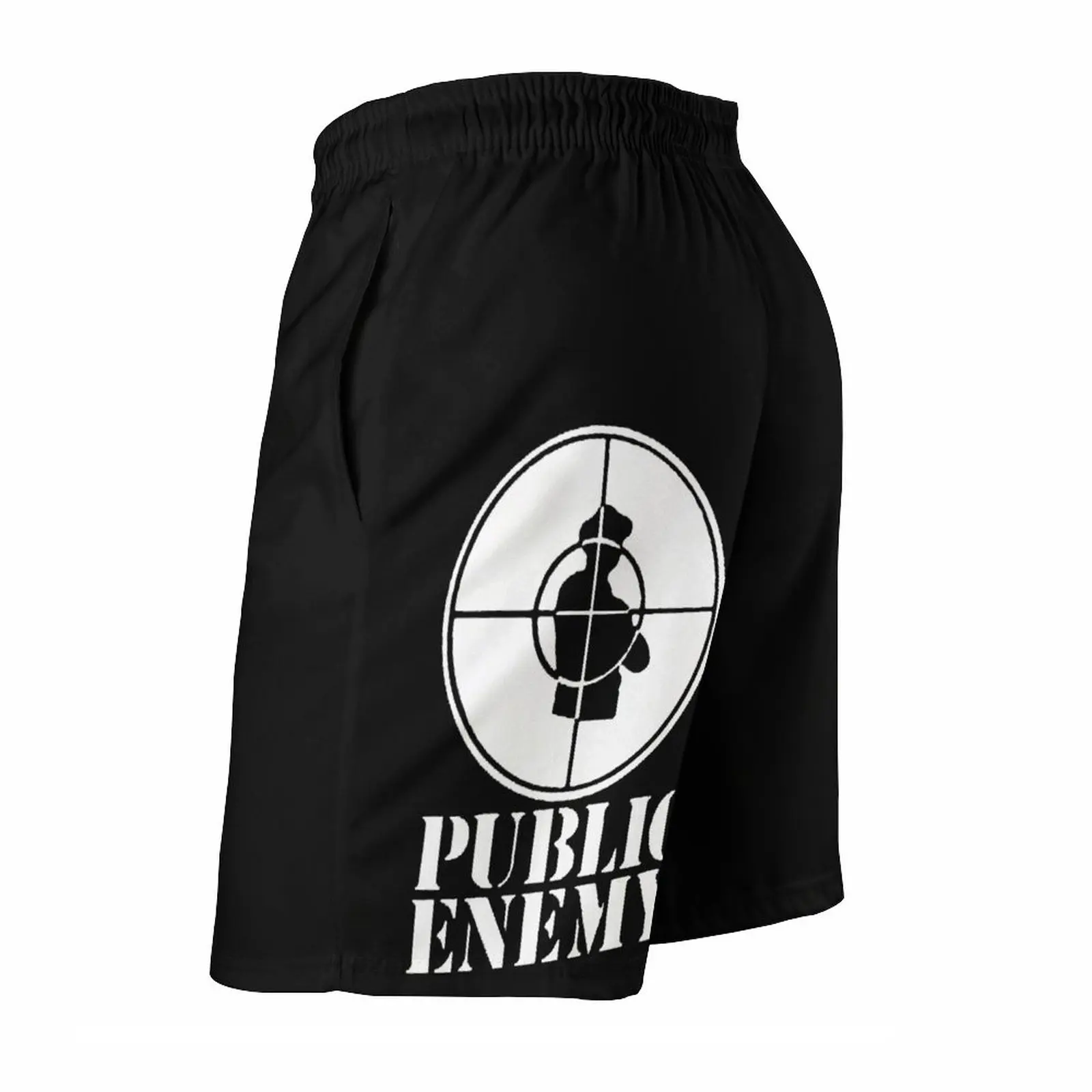 Public Enemy Public Enemy(2) Anime CausalCute Adjustable Drawcord Breathable Quick Dry Casual Beach Pantsbasketball Loose Elasti