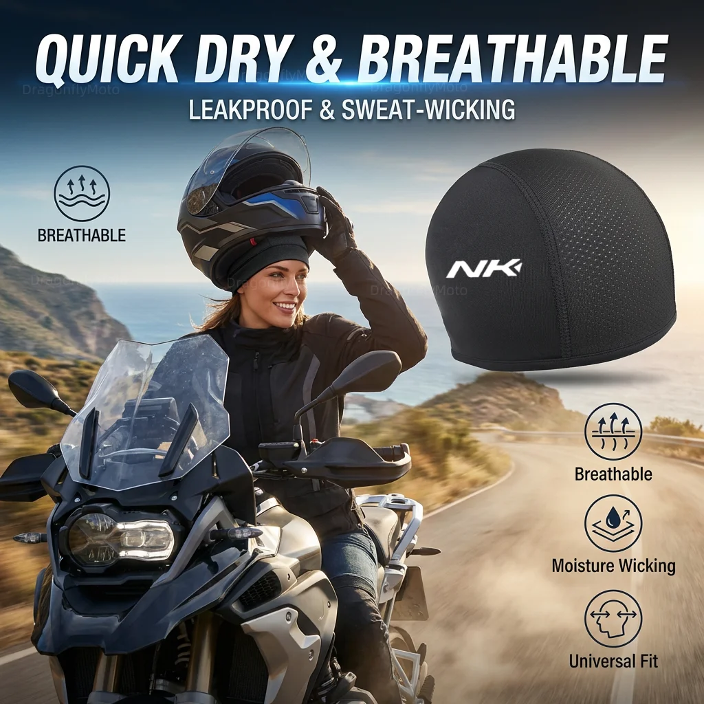 

For CFMOTO 450NK 675NK 800NK 125NK NK 675 NK 450 NK 800 Motorcycle Helmet Inner Cap Hat Quick Dry Breathable Hat Racing Cap